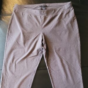 Eileen Fisher Women's Small Grey Stretch Crepe Straight Pant